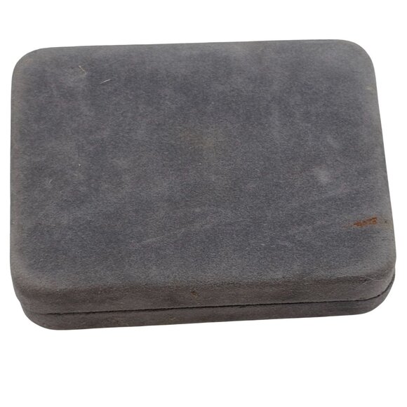 Foster Gold Tone Keychain "Clyde" Engraving In Original Box 3" Made in USA - Picture 9 of 16